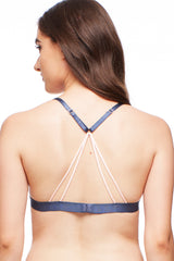 Lacy Dainties Cross Dye Strappy Bralette