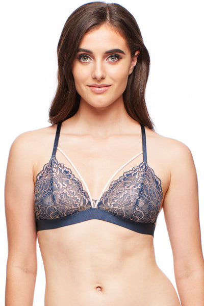 Lacy Dainties Cross Dye Strappy Bralette