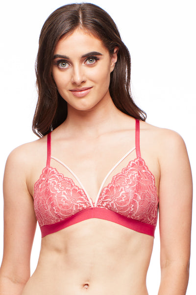 Lacy Dainties Cross Dye Strappy Bralette