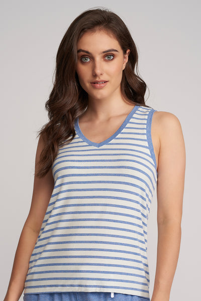Tank Top With Shirring At Back