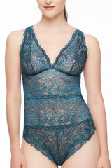 Stone/ Oceanview Cheekini Bodysuit