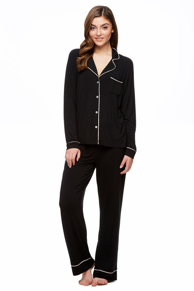 Shooting Stars Button-Down PJ Set