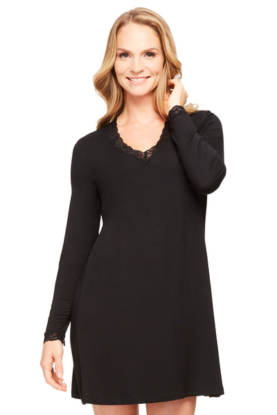 Long-Sleeve Night Shirt