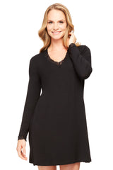Long-Sleeve Night Shirt