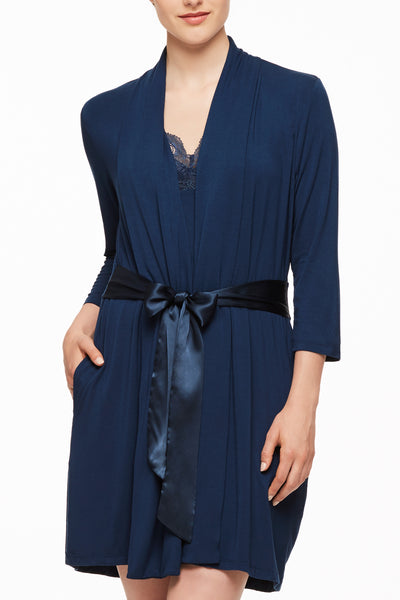 Robe with Silk Ties