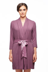 Robe with Silk Ties