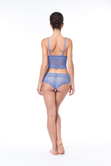Lacy Dainties Lace Half Camisole  Bleached-Denim