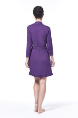 Stay With Me 3/4 Sleeve Ruffle Robe