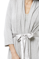 Robe with Silk Ties