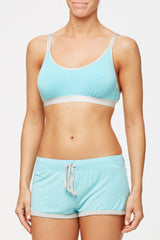 Strappy Bralette with Contrast Elastics